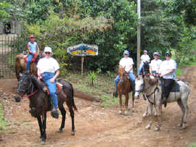 sabines smiling horses Monteverde Costa Rica