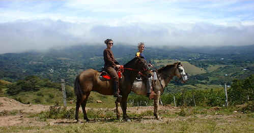 horseback riding in monteverde cloud forest area